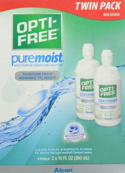 Opti Free Puremoist Multi Purpose Disinfecting Solution 10 Oz Pack Of