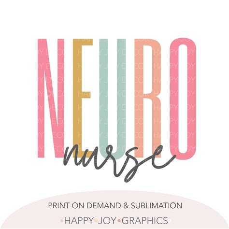 Neuro Nurse Png Neuro Sublimation Neuro Nurse Shirt Neuro Icu