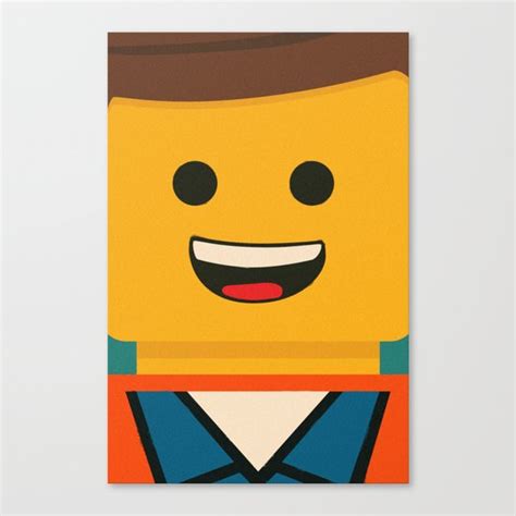 Lego Emmet Canvas Print By Shujaat Syed Society6