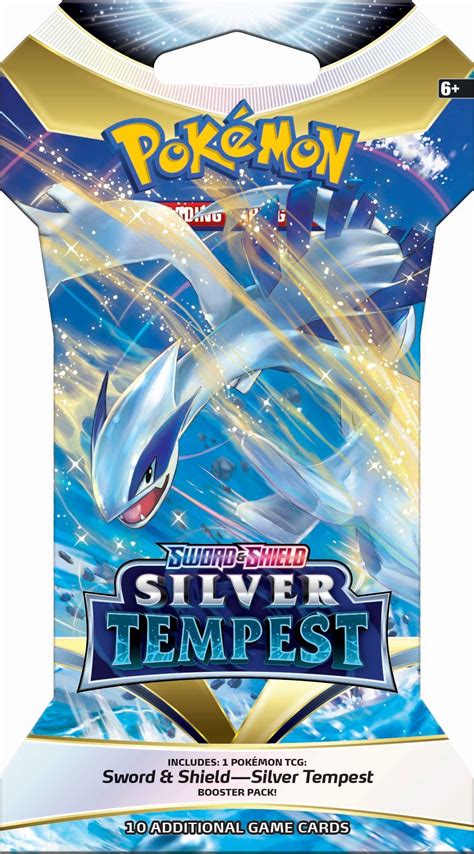 Pokemon Trading Card Game Sword And Shield Silver Tempest Booster Pack