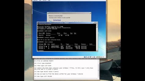 FIXING MBR In Windows 7 Using COMMAND PROMPT And A Windows 7 DVD YouTube