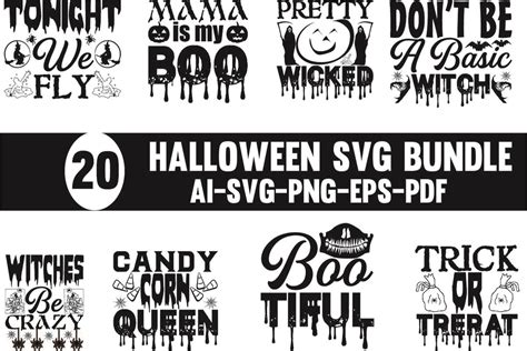 Halloween Svg T Shirt Design Bundle Graphic By Design Store · Creative