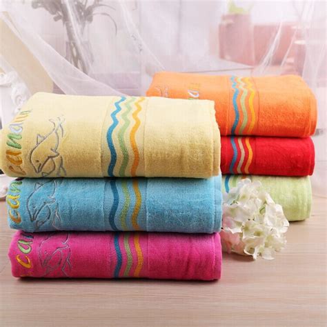 Jzgh 90180cm Cotton Extra Large Beach Towels For Adultsprinted Thick