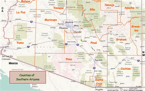 Southern Arizona Map