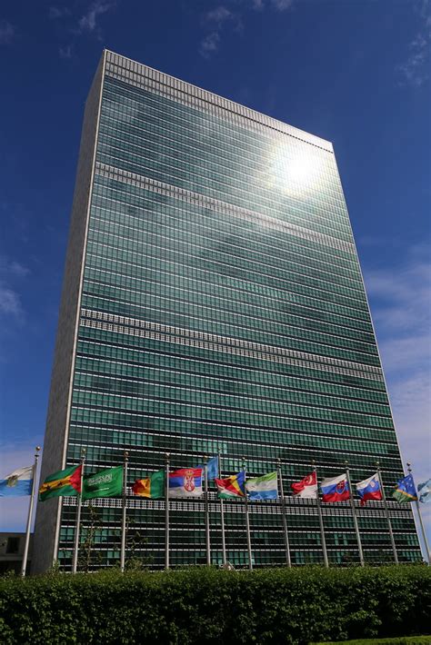 Flags Outside United Nations Building New York Neerav Bhatt Flickr