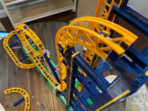 We Build The Lego Loop Coaster Which Features 2 Barf Worthy Loops