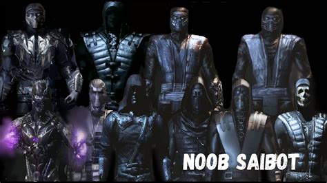 Mortal Kombat X All Noob Saibot Mkx Costume Skin Klassic Mk11 Mk9 Cyber