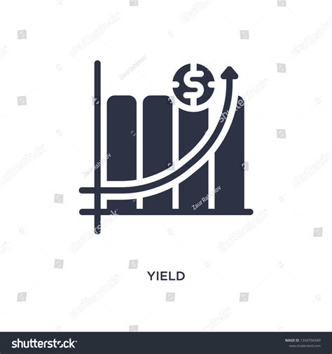 Yield Icon Simple Element Illustration Marketing Stock Vector Royalty