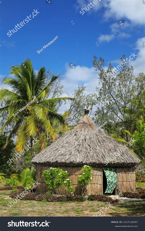 Traditional Kanak House On Ouvea Island Stock Photo 2127124247