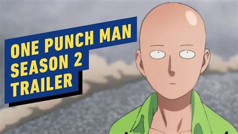 One Punch Man Season 2 Official Trailer Youtube