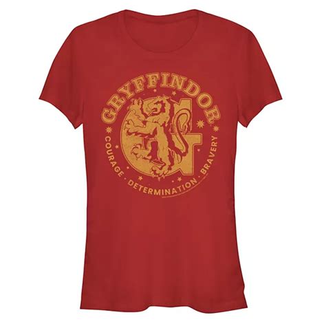 Juniors Harry Potter Gryffindor Qualities Stamp Fitted Graphic Tee