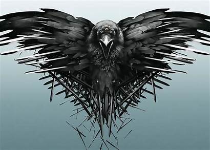 Thrones Die Must Raven Eyed Three Poster