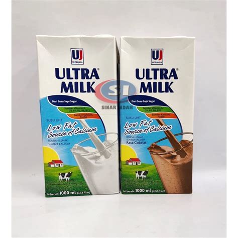 Jual Ultra Milk Susu Uht Low Fat 1 Liter All Varian Indonesiashopee