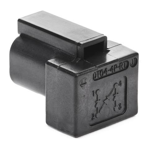 Dt04 4p Rt01 Dt Series 4 Pin Receptacle Molded In Diode Mur460