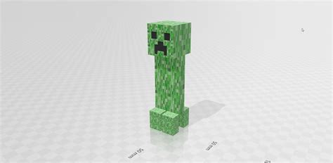 Creeper Minecraft 3d Model 3d Printable Cgtrader