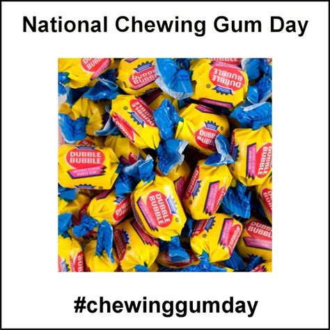 National Chewing Gum Day September 30 2019 Dubble Bubble Gum Dubble