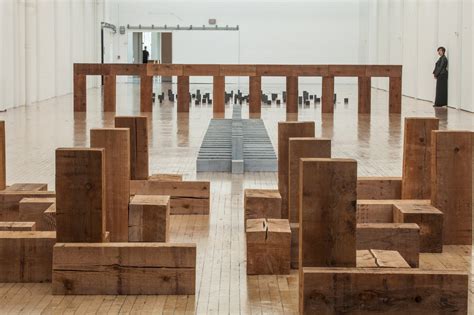 Carl Andre Emerges To Guide Installation At Diabeacon The New York Times