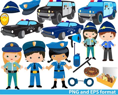 Police Clip Art Pngeps Digital Clip Art Graphics Personal Etsy New