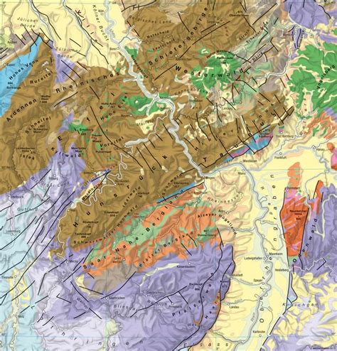Diercke Weltatlas Kartenansicht Rheinland Pfalz Geologie 978 3