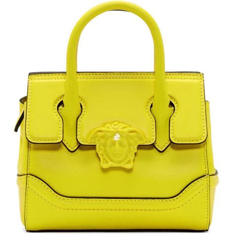 Versace Yellow Mini Empire Bag 1435 Liked On Polyvore Featuring