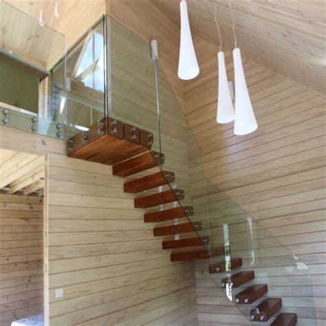 Indiamart > staircase, balusters and stair parts > railing fittings > stainless steel staircase railing. China Modern Design Floating Staircase with Stainless ...