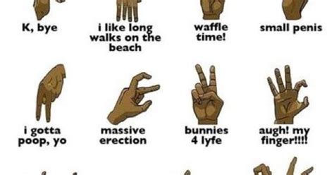 guide to gang signs waffle time humor at