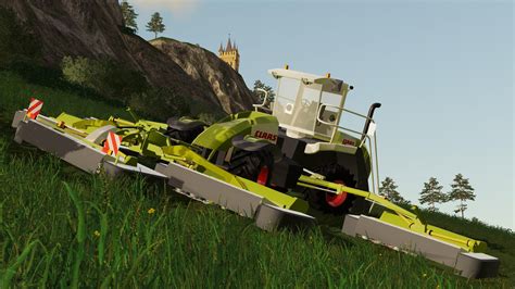МОД Claas Cougar 1400 V1000 для Farming Simulator 2019 Fs 19