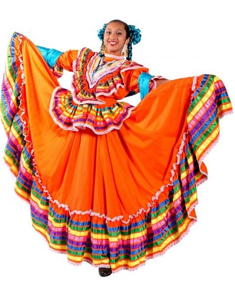 D02 Jalisco Dress 2 Pc Folklorico Dresses Ballet Folklorico Mexican