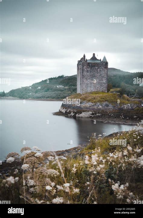 A Beautiful Shot Of The Castle Stalker A Four Story Tower House On A