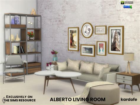 Alberto Living Room By Kardofe At Tsr Sims 4 Updates