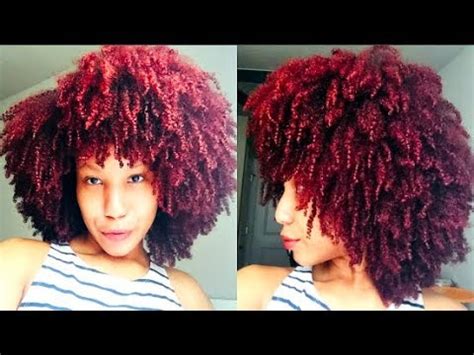 Keep the hydrogen peroxide in hair for 10 minutes for it to work through hair. Dying My Natural Hair Reddd | NO BLEACH AND DAMAGE FREE ...