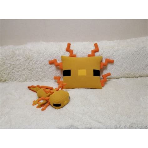 Handmade Minecraft Yellow Axolotl Plush Set Buy On