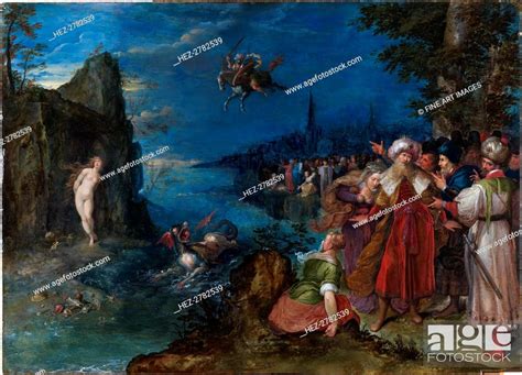 Perseus Freeing Andromeda Ca 1600 1610 Creator Brueghel Jan The
