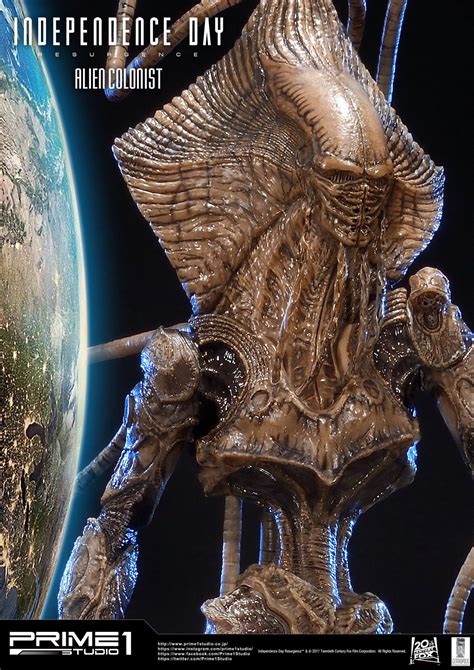 The aliens are vicious, the statue of. Independence Day: Resurgence Alien Colonist Statue by ...