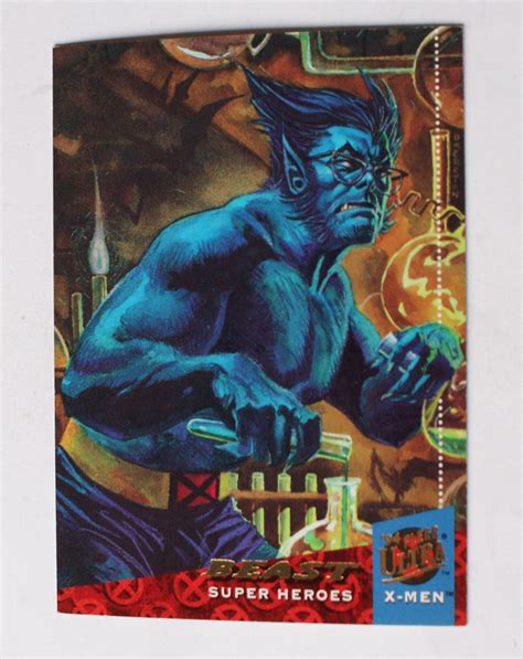 Fleer Ultra X Men 94 Base Trading Card 3 Beast A 1994 Fleer