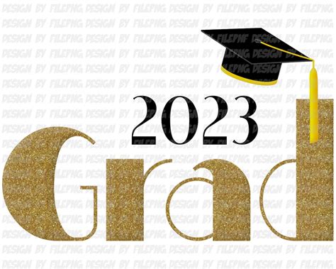 Graduation Png Grad Cap Class Of 2023 Clipart Sublimation Etsy