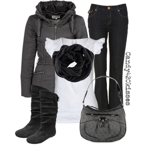 Grey By Candy420kisses On Polyvore Fashion Fashion Outfits Outfits