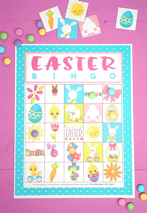 Printable Free Printable Printable Easter Bingo Cards Printable Word
