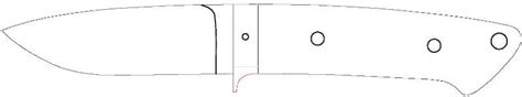 Download pdf knife templates to print and make knife patterns. Question about attaching a finger guard. : Bladesmith