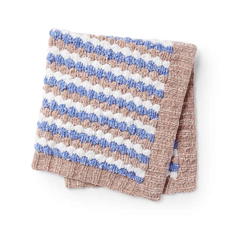 Bernat Baby Velvet Baby Bobbles Knit Blanket Yarns And Patterns