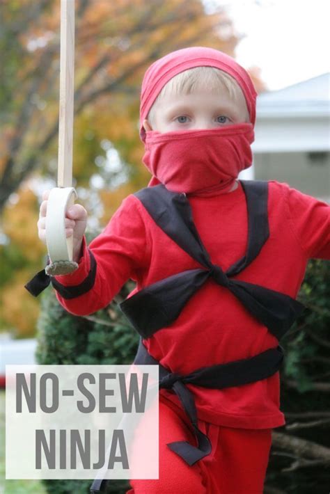 How To Make An Easy Ninja Costume Diy Ninja Costume Ninja Costume