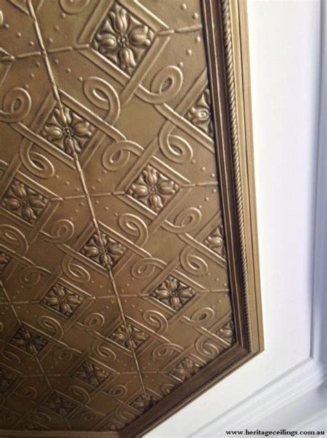 Hand Painted Pressed Tin Ceiling Using Porters Paints Pressed Tin Ceiling Tin Ceiling