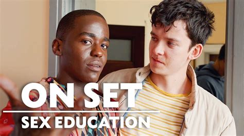 go behind the scenes on the set of sex education on set youtube