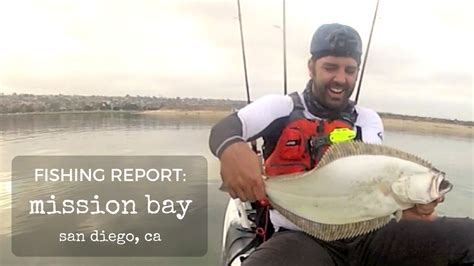 Kayak Fishing Mission Bay For Spotted Bay Bass And Halibut Youtube
