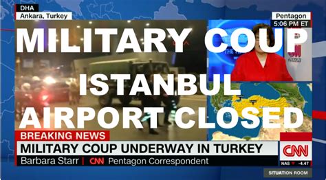 Military Coup Underway In Turkey Prompts Martial Law And Curfew
