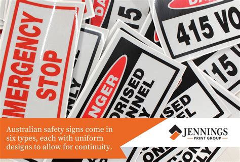 6 Types Of Safety Signs At Work Jennings Print