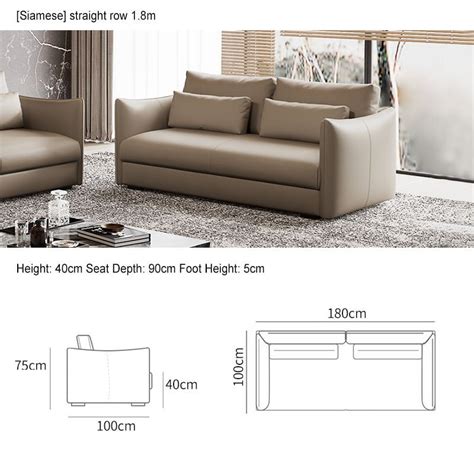 Contemporary Italian Leather Sofa Articture