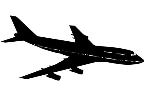 Set Of Airplanes Silhouettes In 2020 Airplane Silhouette Plane