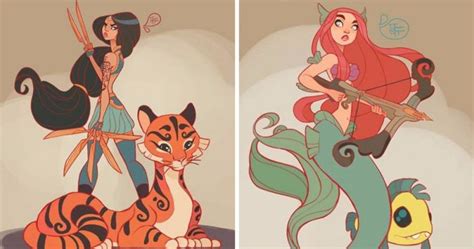 Disney Princesses Reimagined In The Cutest Animations Style Ever