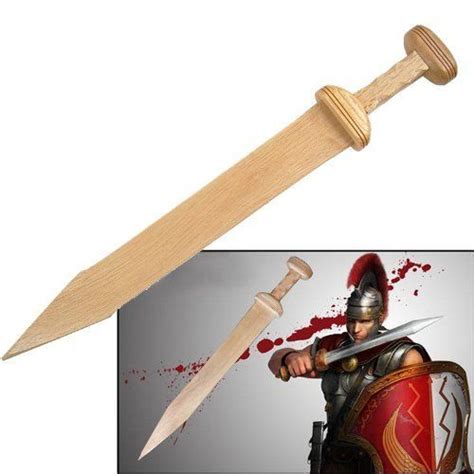 Wooden Roman Gladius Gladiator Trooper Greek Sword New Model Sport